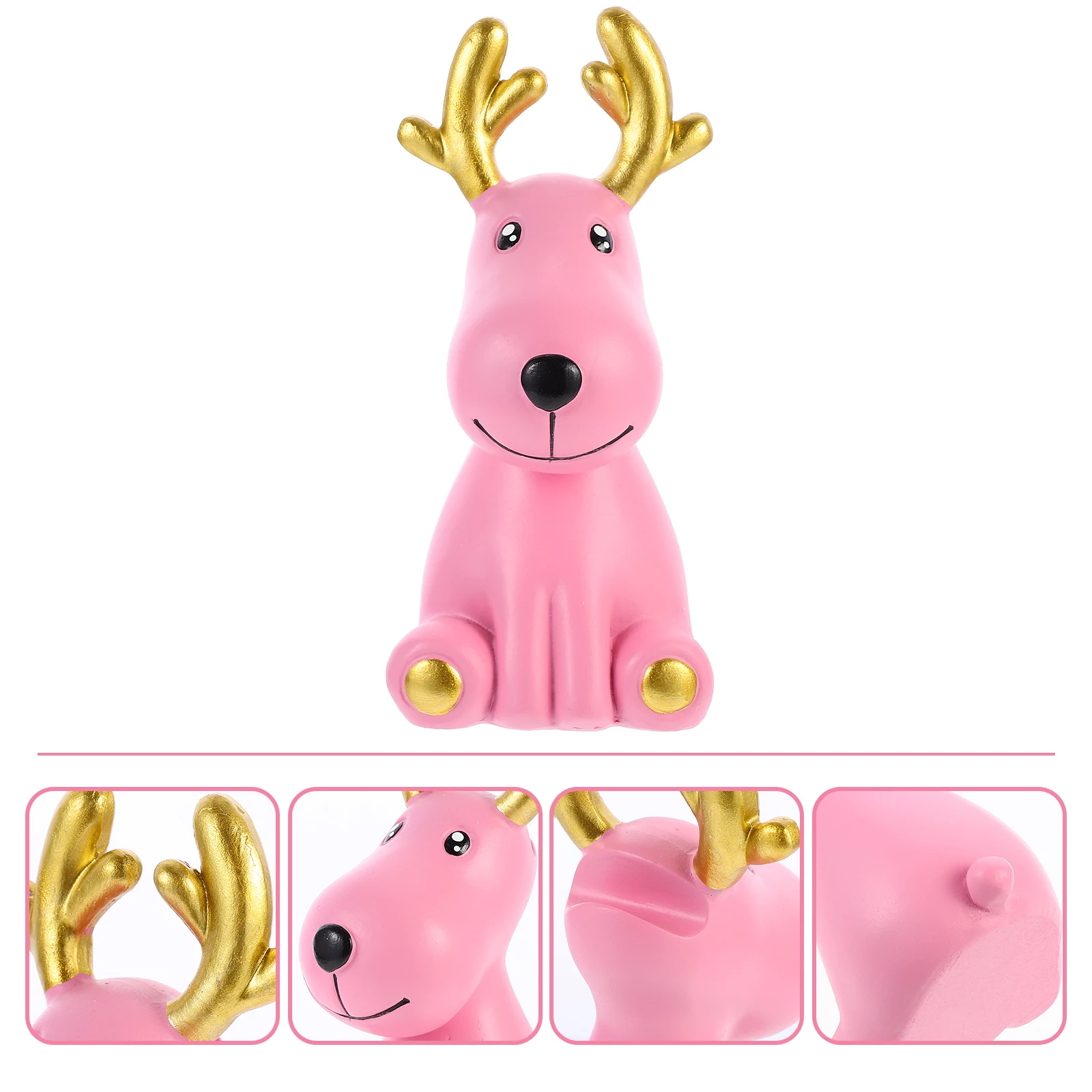 

Glasses Stand Ornaments Eyeglass Holder Deer Shape Resin Material Creative Desktop Decor Mini Tabletop Rack Storage
