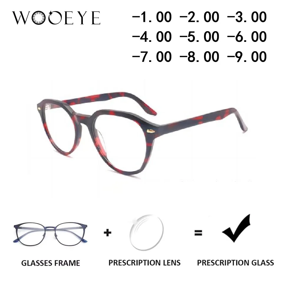 

Handmade Acetate Rectangle Prescription Glasses Trend Myopia/Photochromic Optical Eyeglasses Progressive Eyewear Goggle UV400