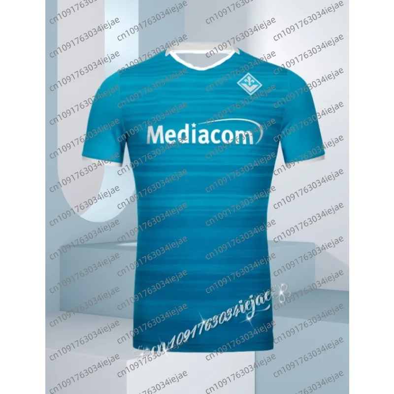 

25-26 ACF Fiorentina Home and Away Football Jerseys T-shirt 3D Printed Short Sleeved Summer Casual Sports T-shirt