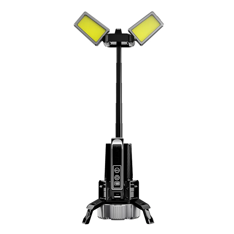 2026 Portable Rechargeable LED Work Light Spotlight All-in-One Multifunction Light for Workshops, Gardens, Camping, Hiking