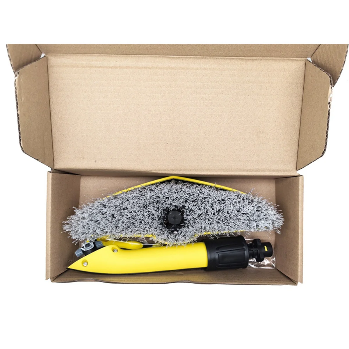 فرشاة غسيل حافة العجلة الجديدة لـ Karcher K2 K3 K4 K5 K6 K7 استبدال أجزاء 2.643-233.0 فرشاة غسيل غسالة الضغط ذات شعيرات ناعمة