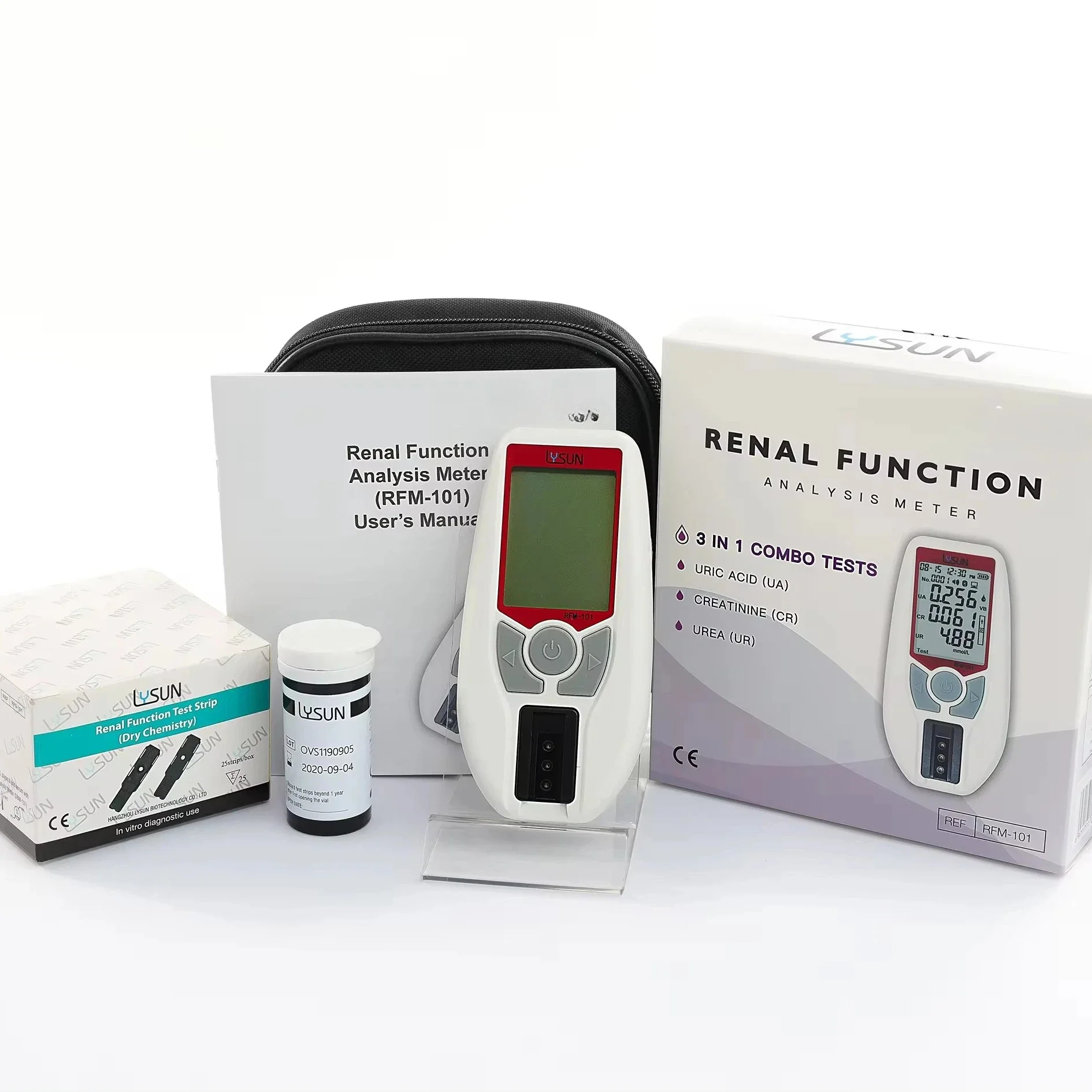Vet Clinic Dry Chemistry Blood Test Analyzer Kidney Creatinine Analyzer Urea & Uric Acid Test Device Renal Function Analyzer