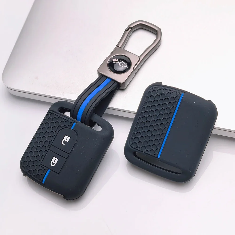 Keychain Car Key Silicone Case Fob Cover For Nissan Micra K12 Note Navara Qashqai J10 Primera Almera Sunny X-Trail