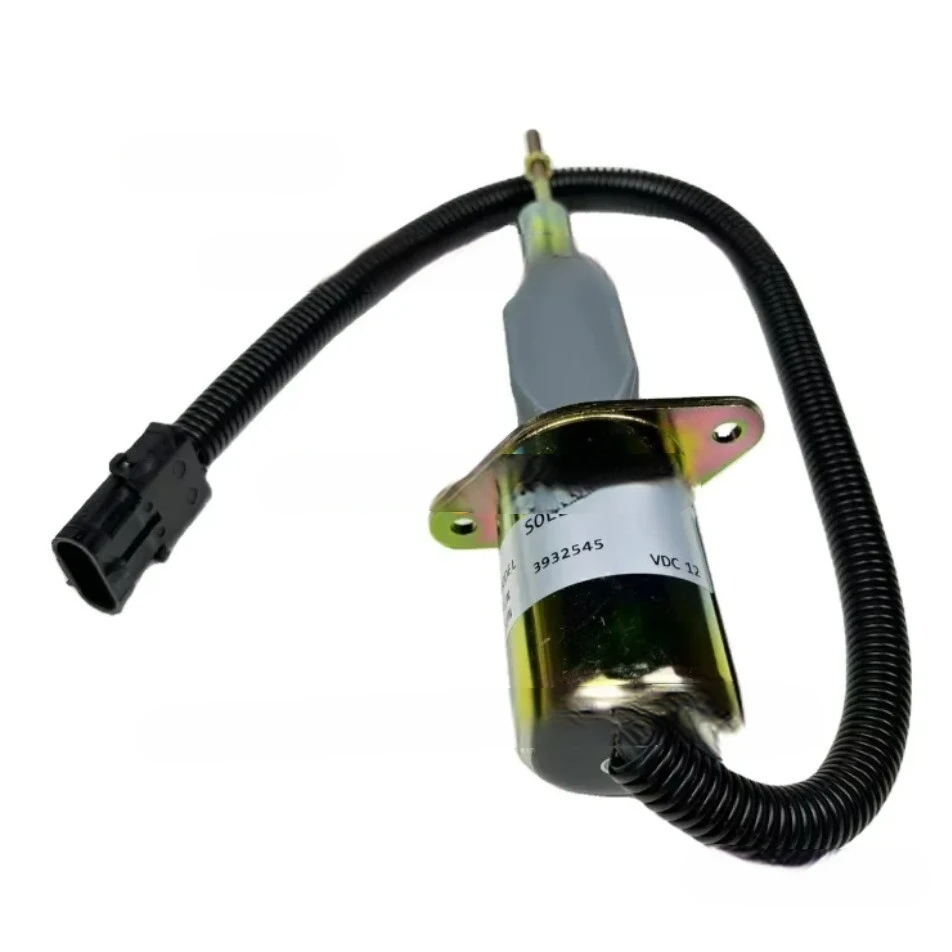 

393-2545 Spare Parts Fuel Shutoff Solenoid For Engine 6ct Excavator 12v