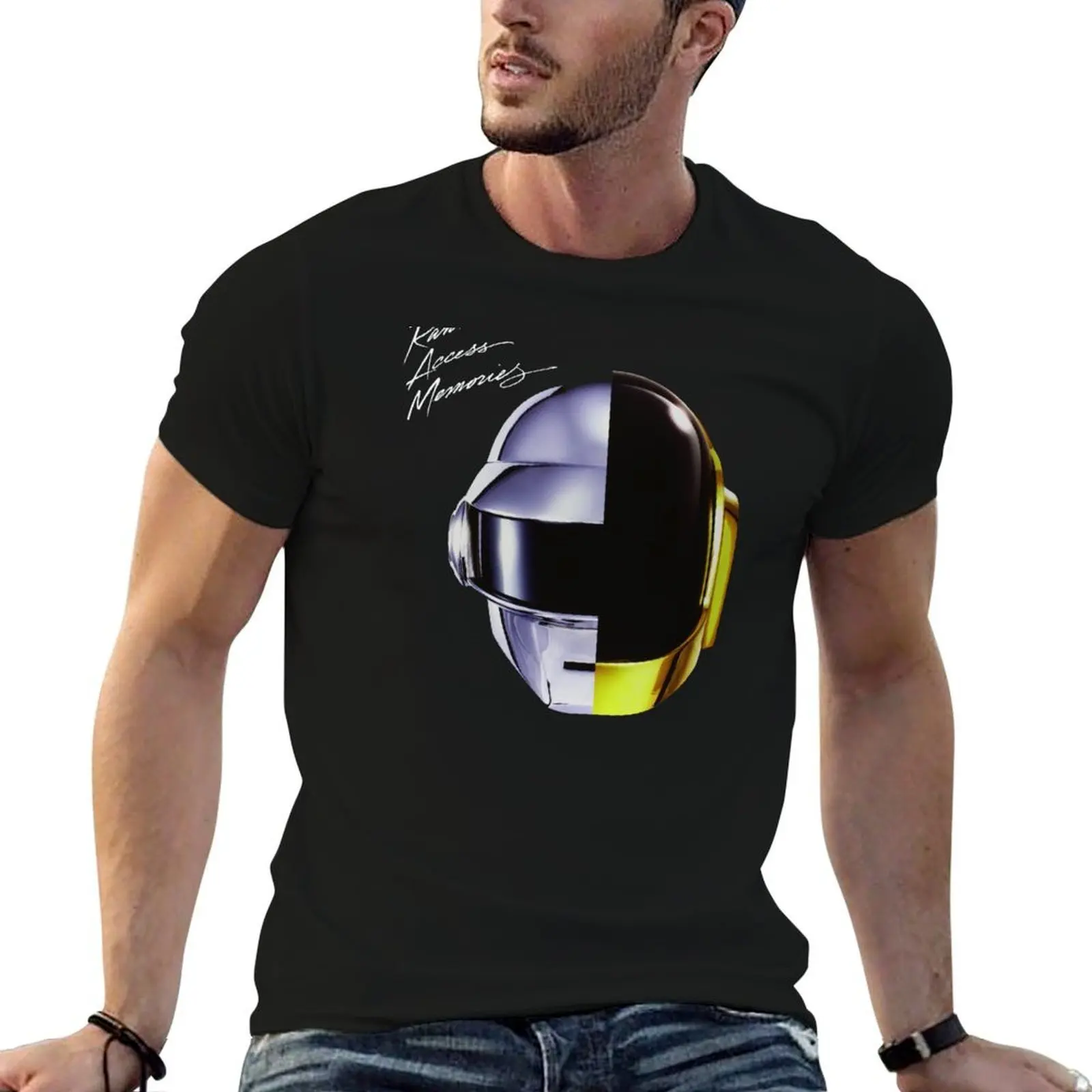 Camiseta Daft Punk Random Access Memories, camisetas de algodón 100%, camiseta de hombre, camiseta de diseñador, camiseta con estampado personalizado