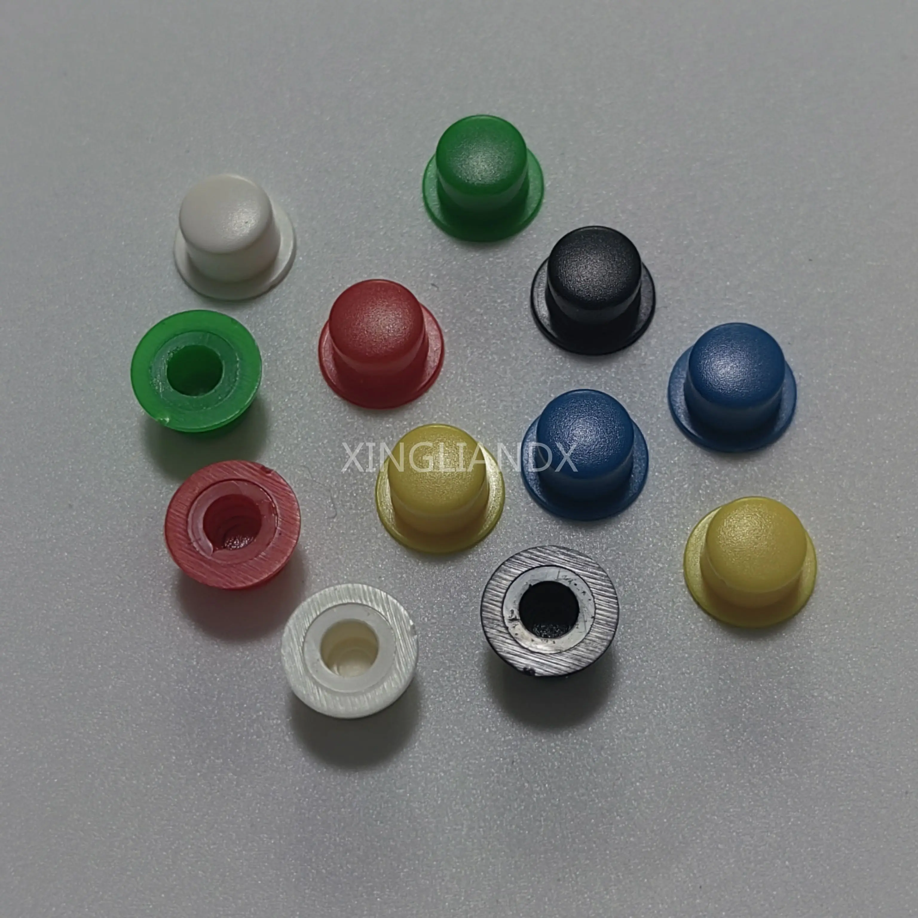 100PCS ID 3.1MM A101 Plastic Switch Button Caps Push Key Cap 4.5*7.4mm Hat Shape for 6*6 Tact Switches