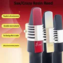 New Resin Saxophone Reed Three-pack Three-color Saxophone Clarinet Reed Woodwind Instrument Accessories