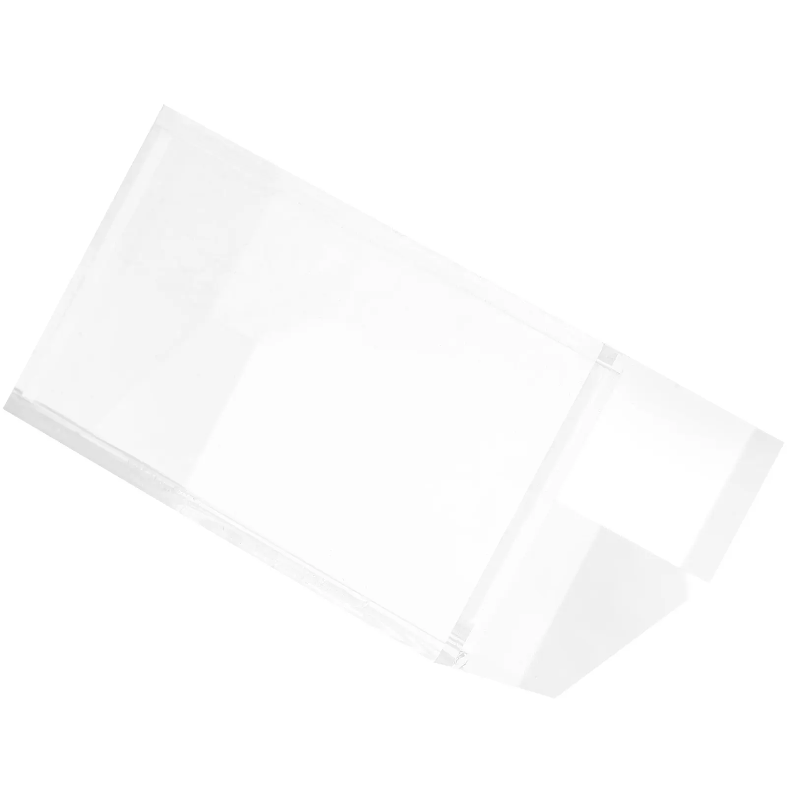 

Premium Acrylic Table Number Sign Blank Rectangle Seat Marker for Wedding Party Business Talk Elegant Simple Design Reusable