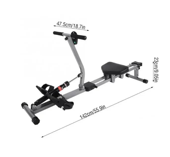

Home Gym Fitness Equipment Aerobic Exercise air Rower Hydraulic Magnetic Rowing Machine