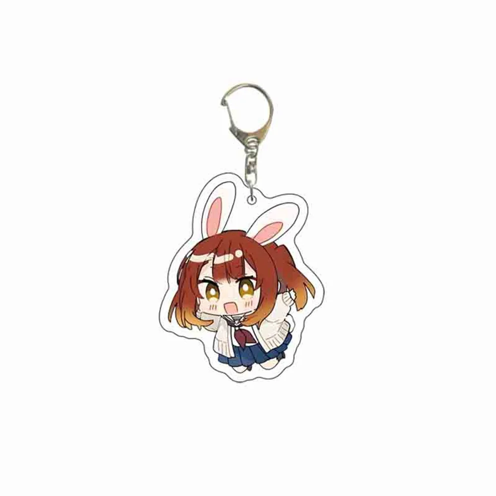 6CM Anime This Monster Wants to Eat Me Acrylic Keychain Model Cosplay Charm Characters Ornament Accessories Christmas Gifts