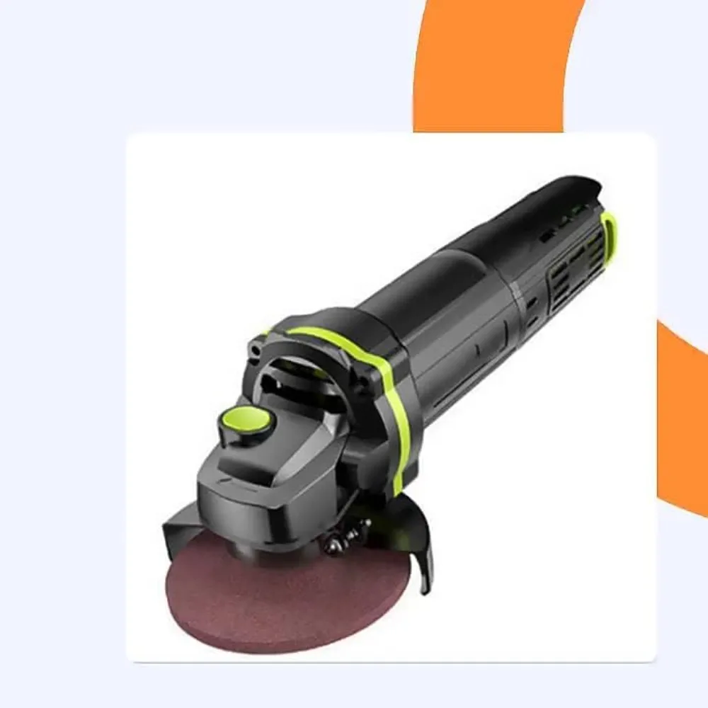 Heavy Duty Pneumatic Angle Grinders with Air Hose Nipple - Orange, Industrial Strength, High Performance Tool