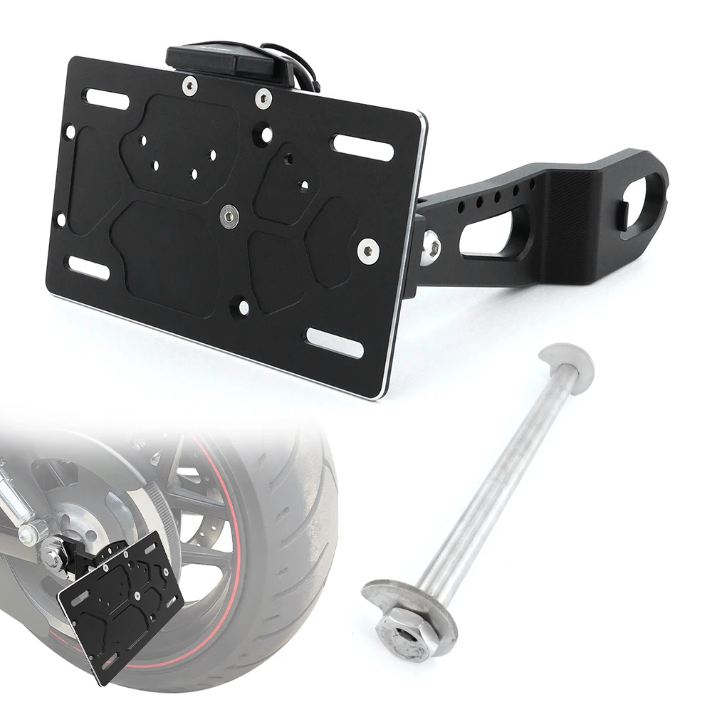 For Harley Davidson V-ROD / Night Rod Special 2002-2017 Motorcycle Side Mount License Plate Holder Bracket Fender Eliminator Kit