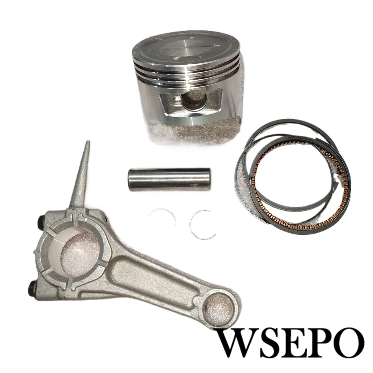 Top Quality! Piston Kit With Rings Pin And Circlips + Connecting Rod Fits 177F GX270 270cc 4 stroke Air cooled Gas Engine