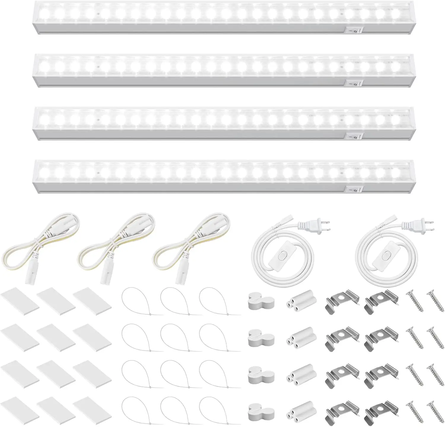 

Светильники для выращивания комнатных растений T5, полный спектр 5000K, светодиодная лампа для выращивания растений 1 фута, световая лента для растений, для запуска семян, овощей