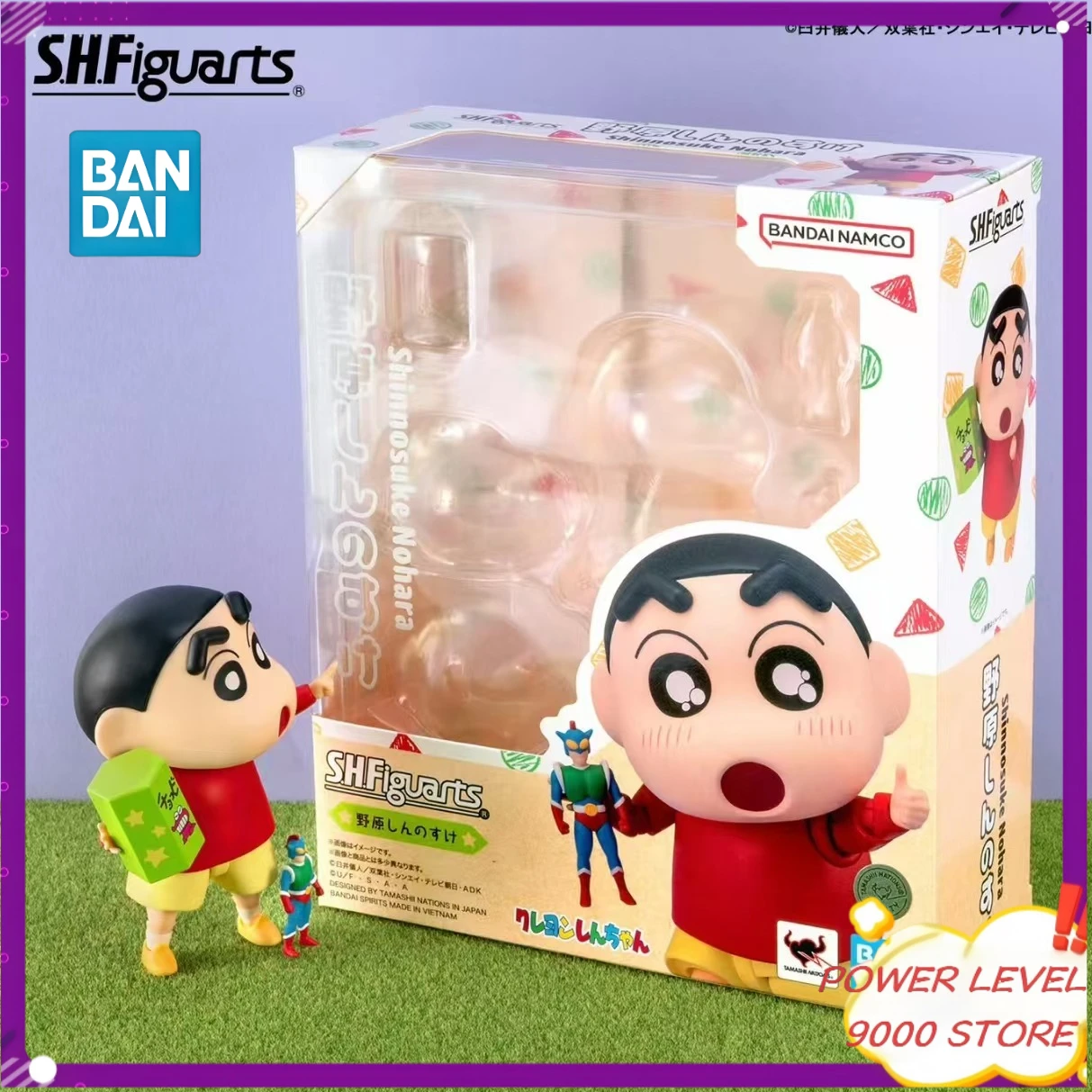 

In Stock Original Bandai Figures S.H.Figuarts SHF 8.5CM Shinnosuke Nohara Anime Action Figures Model Collection Toys