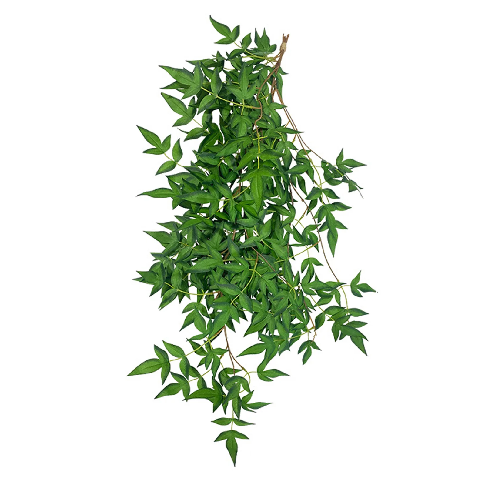 

Simulation Plant Nantian Bamboo Leaf Rattan Wall Hanging Eucalyptus Leaf Plant Vine Hanging Fake Plant Decoration Hanging Rattan