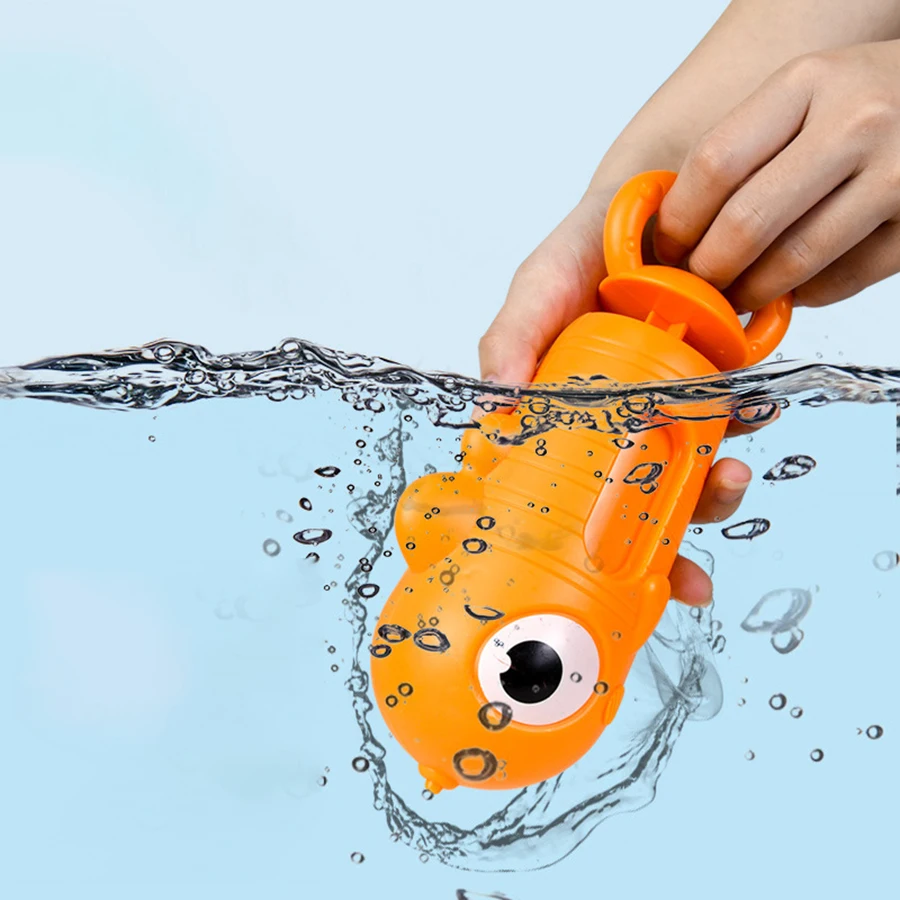 Pistolet à eau à nervures pour enfants, jouets de bain, arroseur de odorà eau, conception de dessin animé de requin, jeu d'été, plage, HOShower