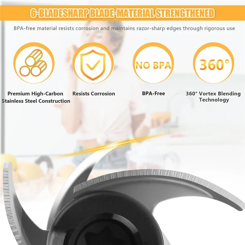 【حار بيع!】قطع غيار لشفرة خلاط نينجا 72 أونصة لغطاء قفل إبريق نوتري 1100 وات 1200 وات 1500 وات BL610