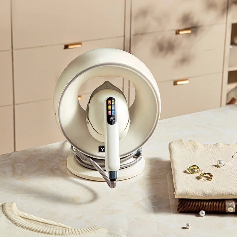 1500W Handheld Pressurized Steam Iron Home Auto Large Steam Wrinkle Remover 5 Gear Ceramic Titanium Panel Garment Iron Machine