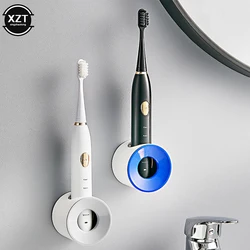 Electric Toothbrush Holder Wall-Mounted Dustproof Toothbrush Holder Perforated Bathroom Electric Toothbrush Brush Holder