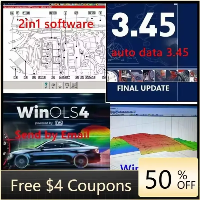 

HotAuto Data3.45 — инструмент для авторемонта с WinOLS 4.26, 66 плагинов программного обеспечения для ЭБУ, данные Damos 2020, видео по установке в комплекте