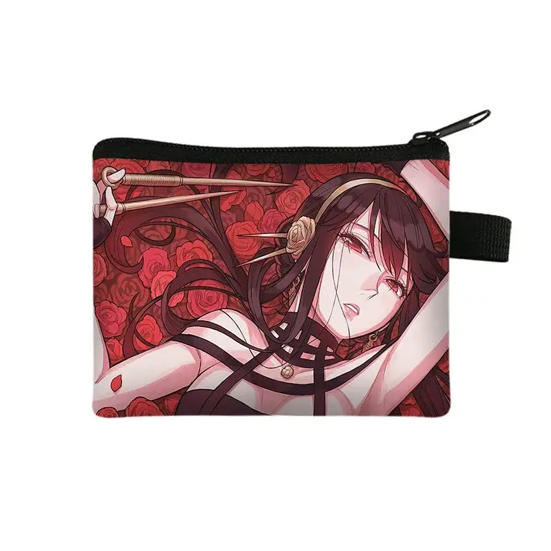 Spy X Family Aniya Portable Purse Coin Key Storage Bag Clutch Student Gift Anime