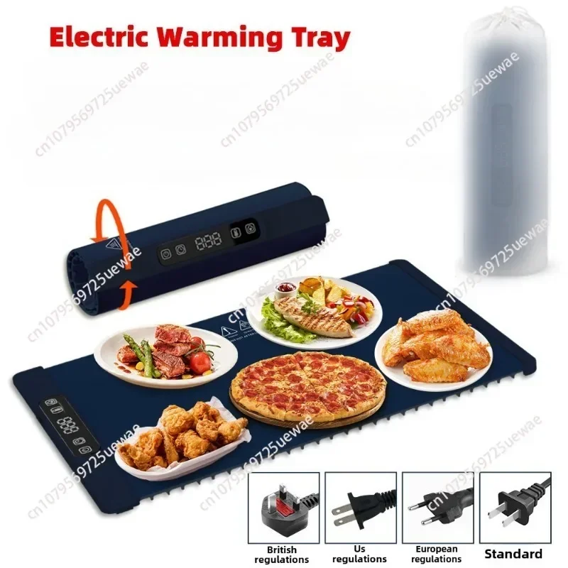 Silicone vegetable warming board, thermal insulation pad, meal soup heating