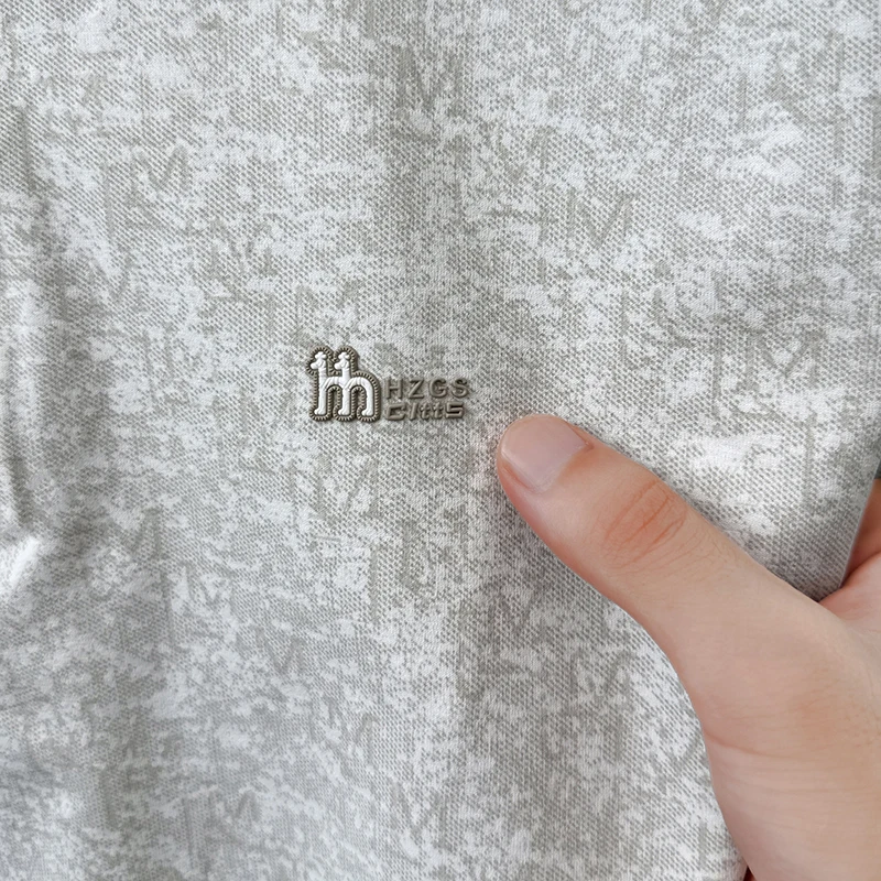 Frühling Herbst Herren Revers Polo-Oberteile Hochelastisches Knitterfreies Material Kleines Brustlogo-Design Slim Fit Herrenbekleidung – Detail 15