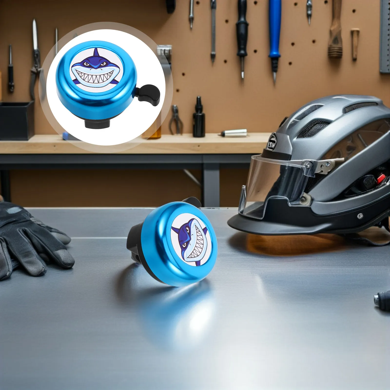 

10 шт. детских велосипедных звонков с мультяшным дизайном, громкие звонки на руль для самокатов и трехколесных велосипедов, аксессуары из алюминиевого сплава, детский велосипедный гудок