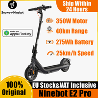 Original Ninebot by Segway E2 PRO Smart Electric Scooter 350W Power 25km/h Speed Smart Kickscooter 40km Long Range E-Scooters