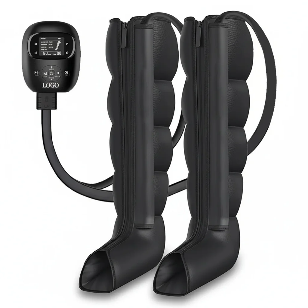 Air Compression Leg Massager, 5-Zone Sequential Recovery Boots System, Muscle Recovery Massager, Sports Recovery Equipment