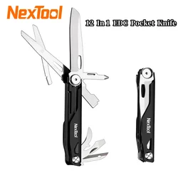 Nextool 포켓 나이프 나이트 EDC 나이프 멀티 툴 야외 접이식 나이프, 미니 휴대용 접이식 가위 포켓 나이프, 12 in 1