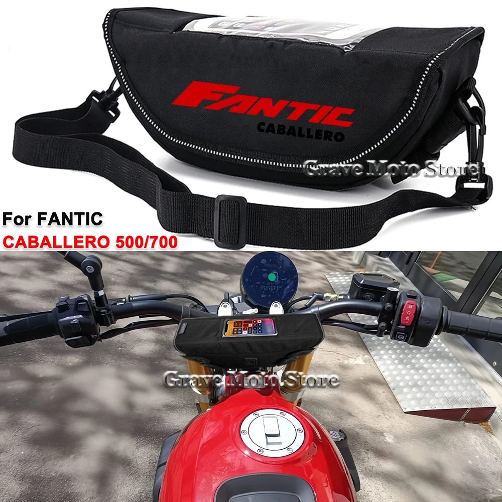 

For Fantic Caballero 500 700 Motorcycle accessories tools bag Waterproof And Dustproof Convenient travel handlebar bag