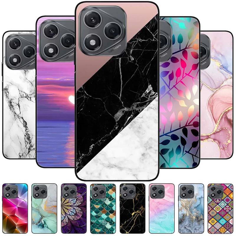 

Мраморные чехлы для телефонов Honor 400 Lite 5G, 6,7 дюйма, мягкие силиконовые чехлы на заднюю панель для Honor400 Lite, черный чехол из ТПУ Funda 400Lite 5G