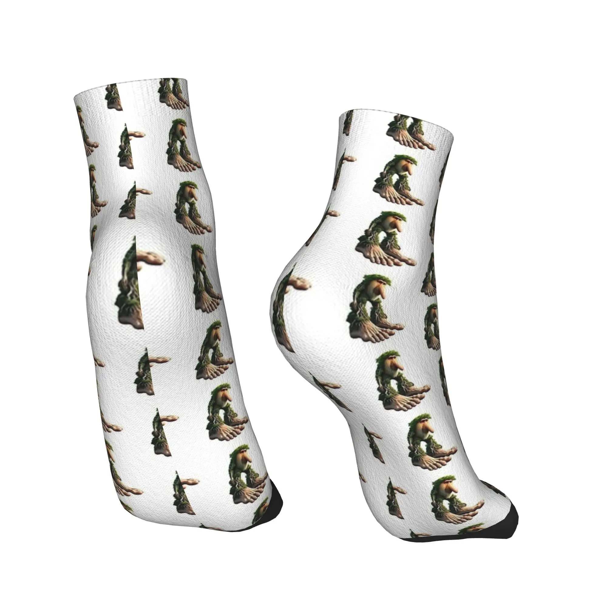 جوارب رجالية غير رسمية Brr Brr Patapim الإيطالية Brainrot المضادة للانزلاق الراحة لينة جورب الصيف مضحك مطبوعة سكيت الجوارب