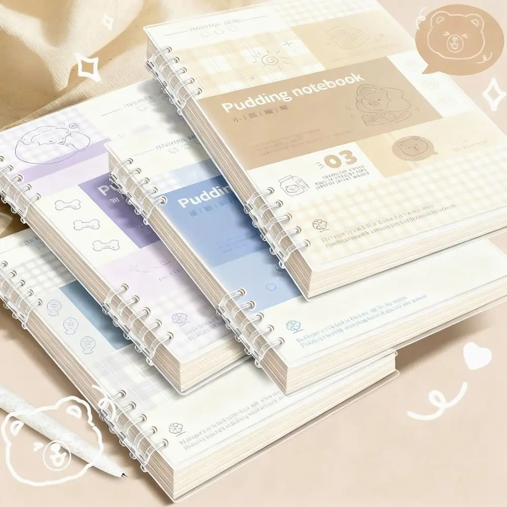 60Sheets/Book High Quality A5/B5 Loose Leaf Notebook Thick Horizontal Line Inner Pages Diary Book Notepad School Office