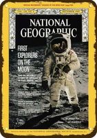 1p,1969 Apollo 11 Astronaut NEIL Vntg-Look DECORATIVE REPLICA METAL SIGN