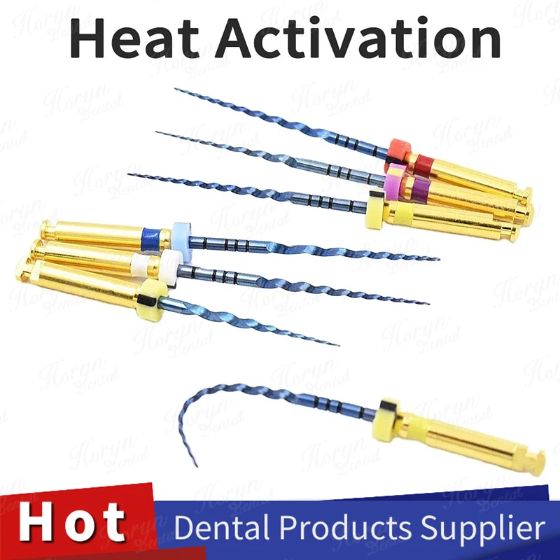 

Dental Endo Files Taper Dental Rotary Needle Accessories Files Endodontic Files Use for Root Canal Cleaning Heat Activation