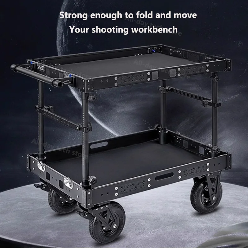 bilate Film and television director Cart Professional monitor car for crew Multi-function mobile cart load 300kg