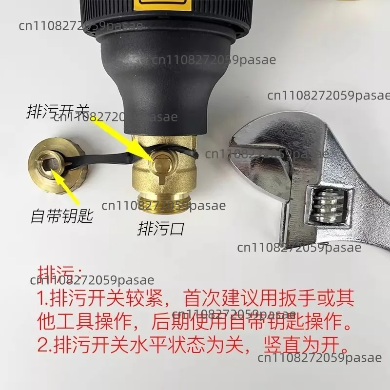 Magnetic Filter Dirt Separator for Heating Boilers for Hydronic Underfloor Heating Boiler System
