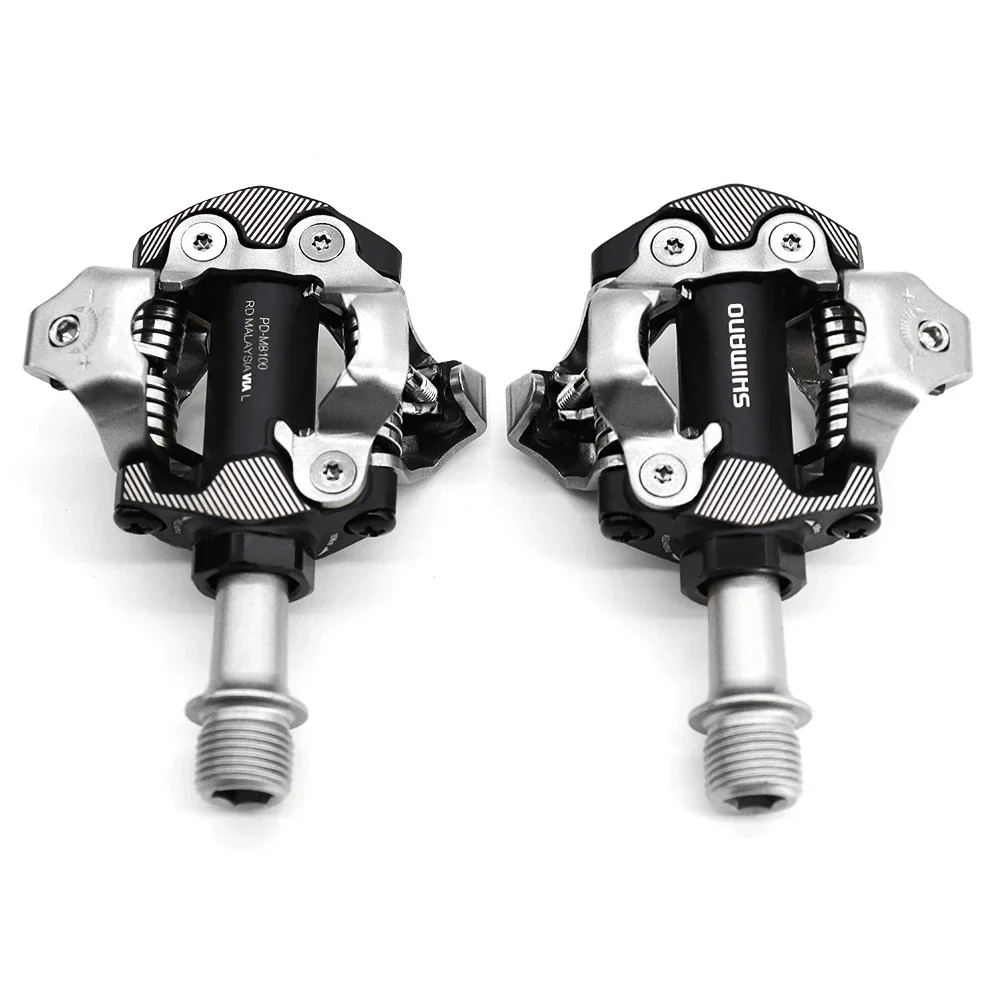 Shimano DEORE XT PD-M8100 Bike Pedal With SH51 Cleats For MTB Mountain Racing Class Self-Locking SPD Peda Cycling Accessories