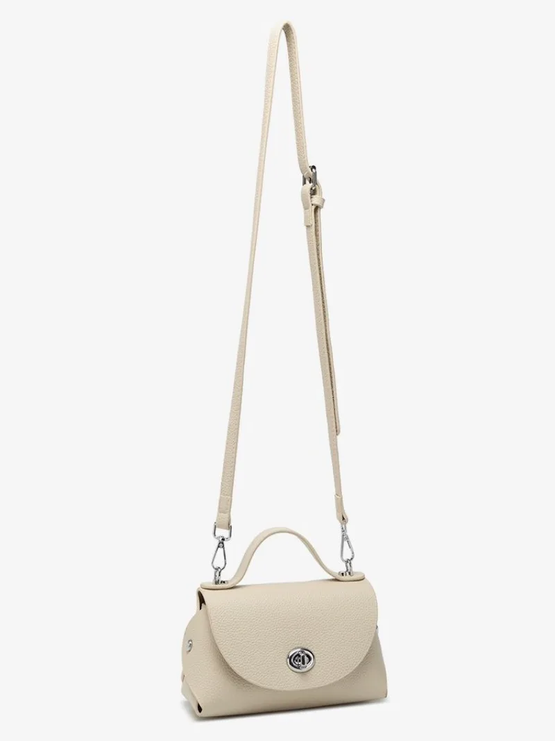 

Classic Leather Diaper Bag Fashionable Letter Logo Handbag Trendy Solid Color Shoulder Purse Shopping Party