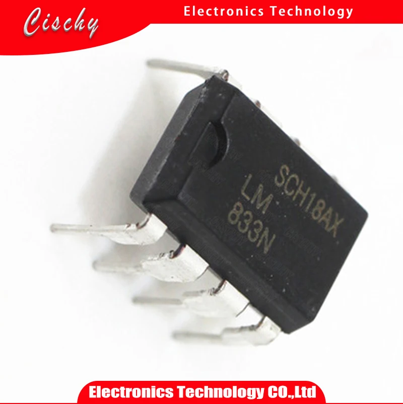 10PCS/lot  LM833N DIP8 LM833 DIP new and original IC