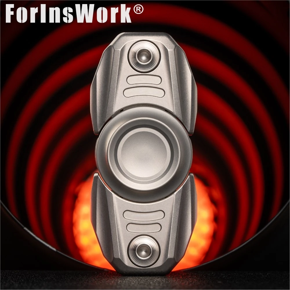 GJM PROMETHEUS EDC チューニングフォーク オープンアーマー フィジェットトイ |   3-in-1 磁気減圧玩具 音付きフィジェットスピナー