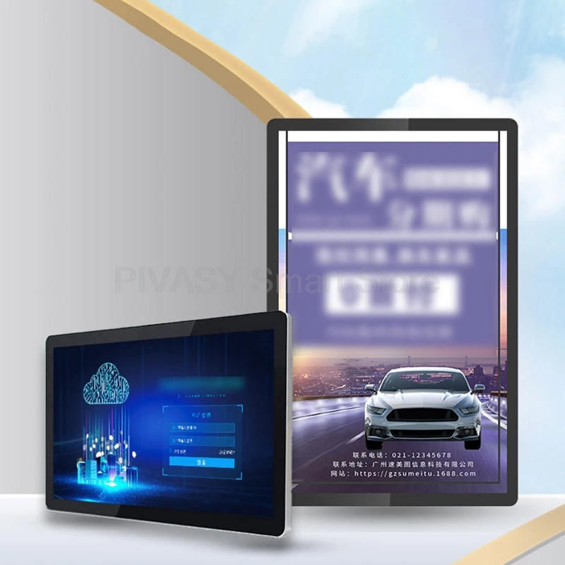 

10,1-27-дюймовый рекламный дисплей Android HD с сенсорным экраном, настенные цифровые вывески для торгового центра, больницы, ресторана, мульти-сцена
