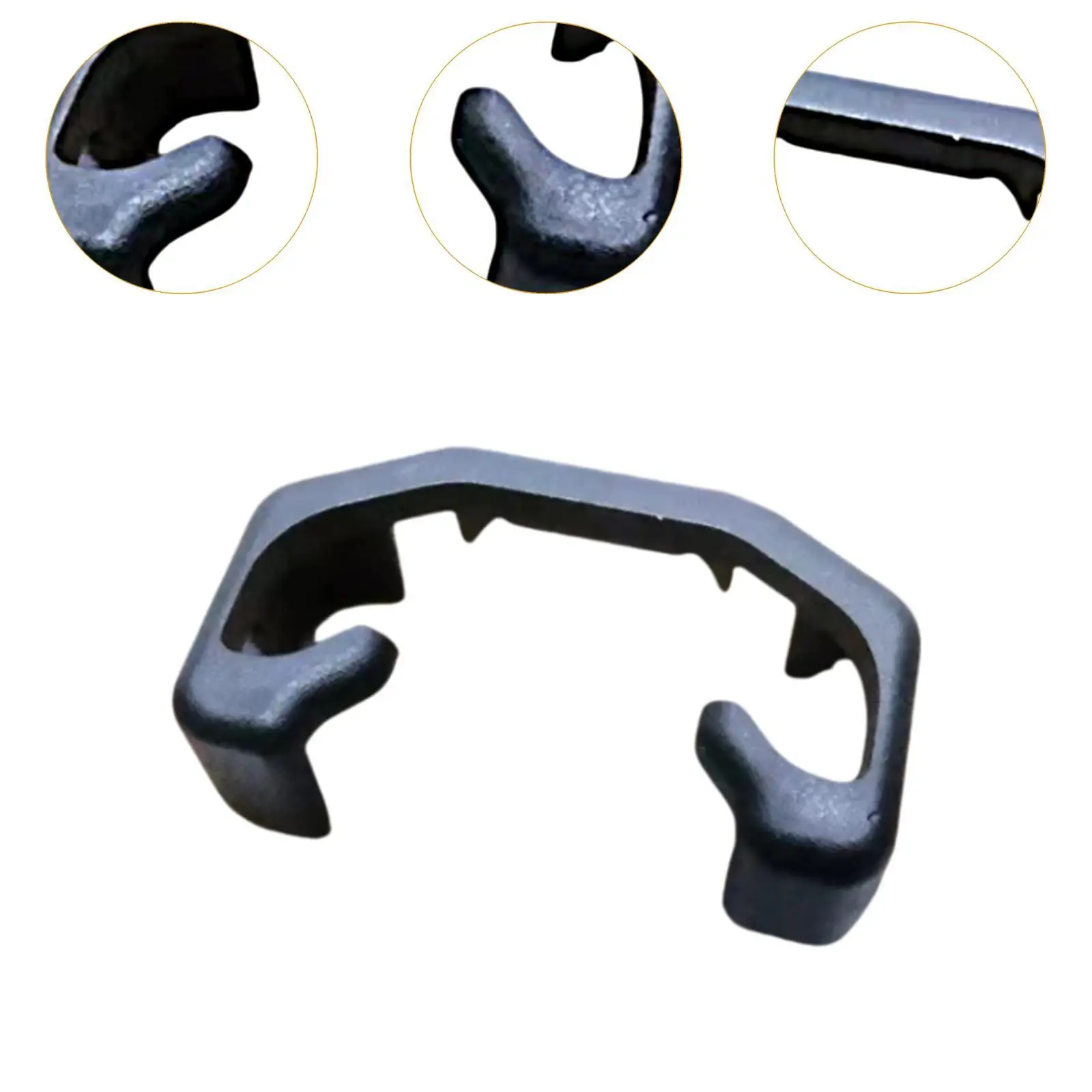 Premium PP Seat Sliding Rail Clip Black Car Spare Repair Accessory for Volkswagen Tiguan Sharan
