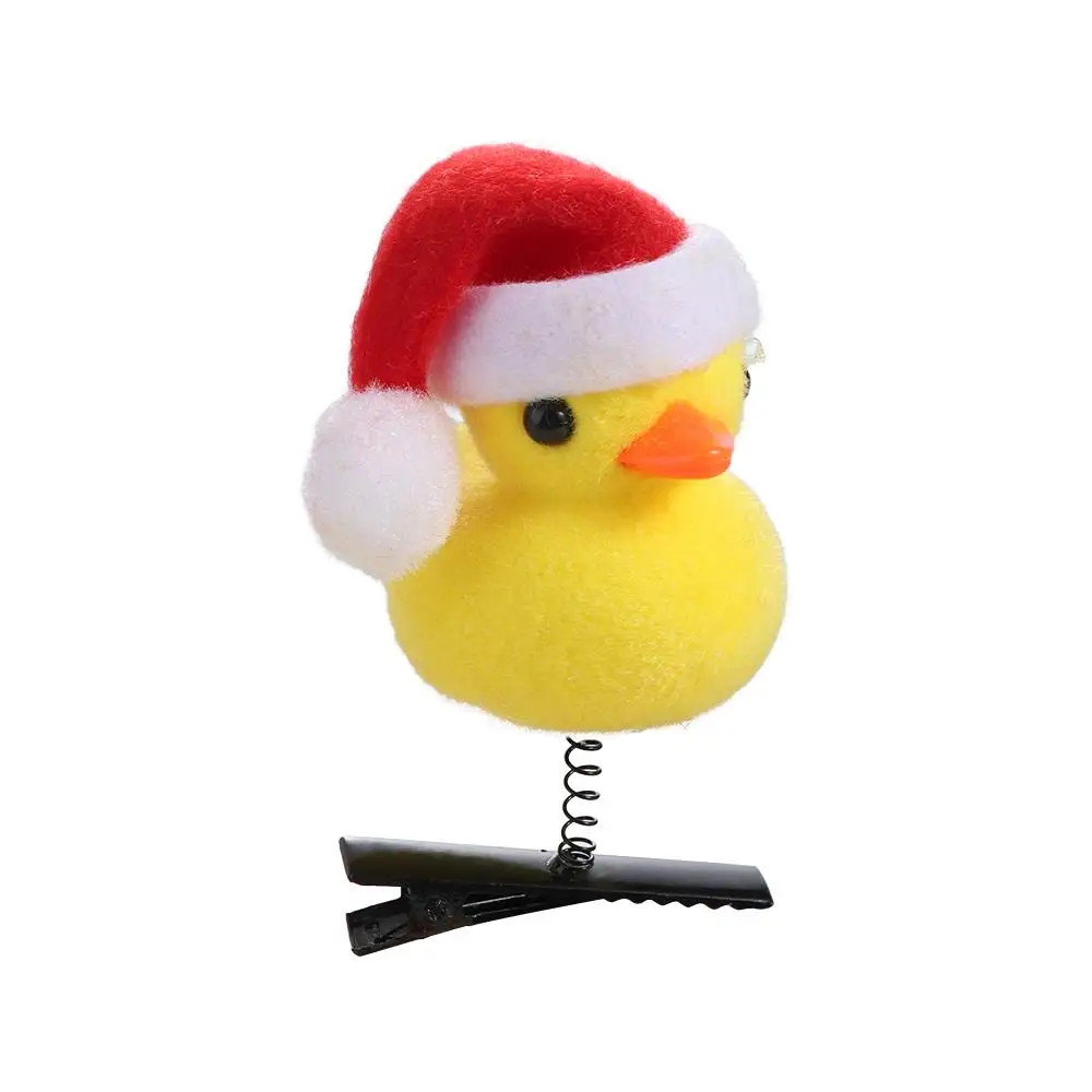 

Cute Flower Duck Hair Clips Bowknot Plush Chicken Side Barrettes Funny Hair Accessories Cartoon Duckbill Clips Girls/Ladies