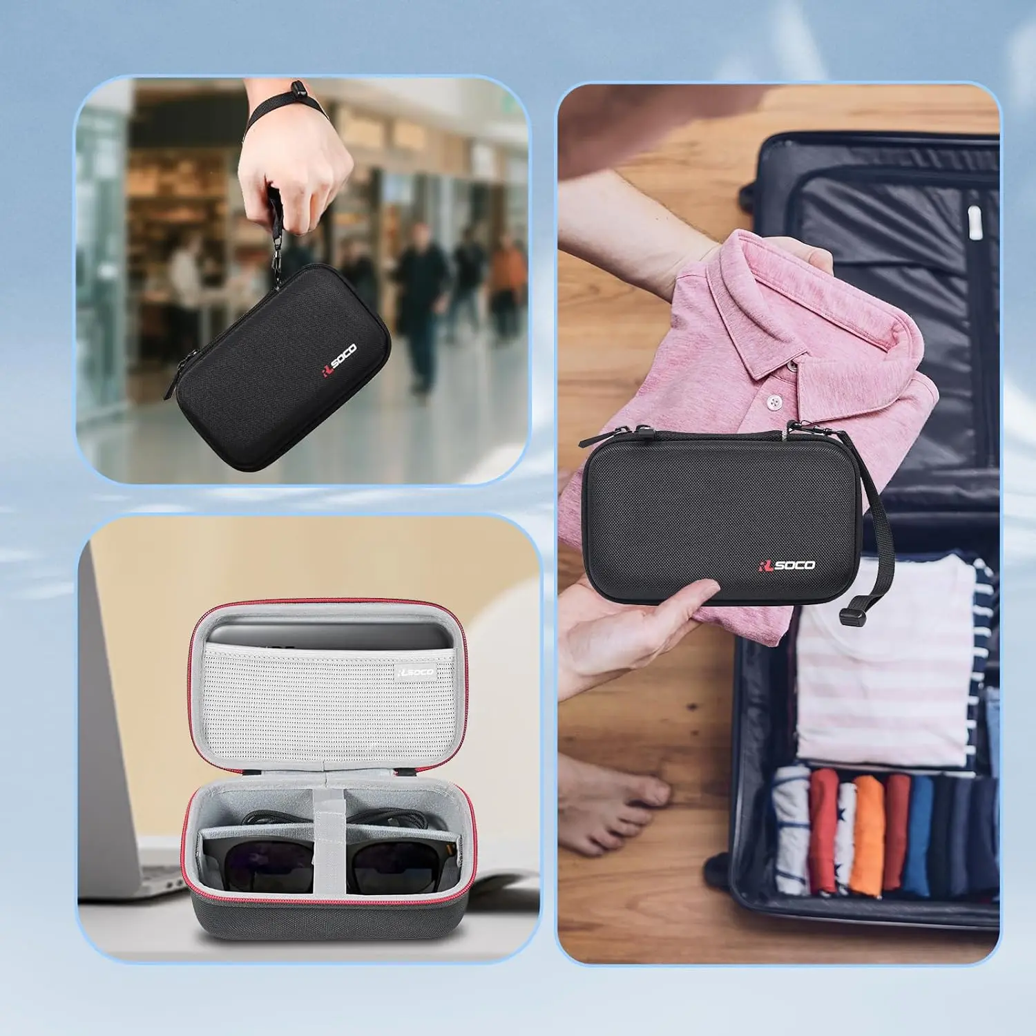 Etui ochronne odpowiednie do okularów VITURE Luma Pro/Pro/Luma/Luma Ultra/Beast XR + stacja dokująca VITURE Pro (TYLKO ETUI) — zdjęcie produktu 5