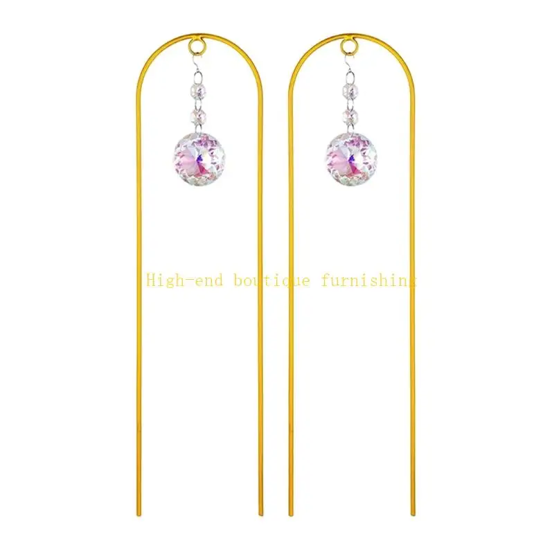 

L9NB Weatherproofed Plant Climbing with Sunlight Reflecting Moon Decorations for Window Displays