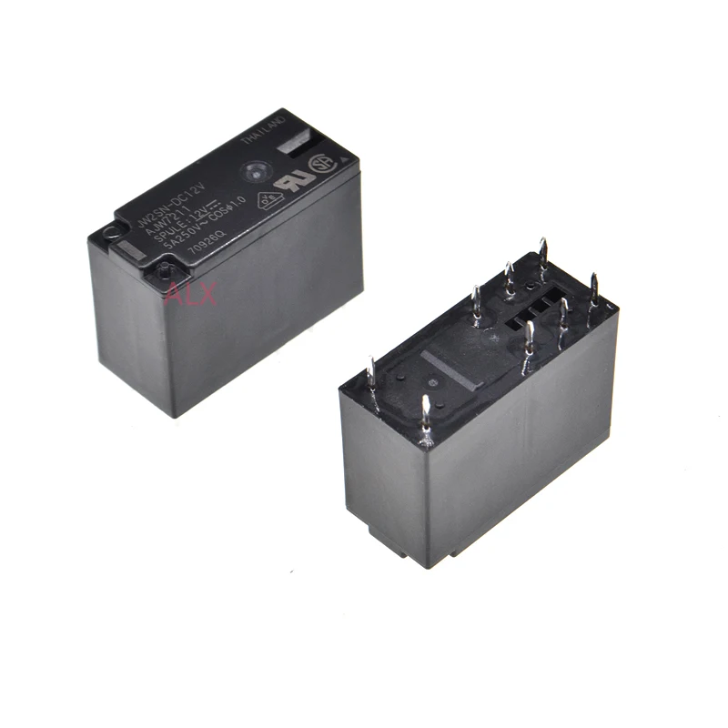 2PCS JW2SN-DC12V POWER relay 12VDC 5A 250VAC 8pin JW2SN JW2SN-12V DC 12V DC12V Signal realys